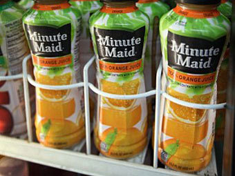  Minute Maid  Coca-Cola.  ©AFP