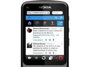   Twitter   Opera Mini.     Twitter